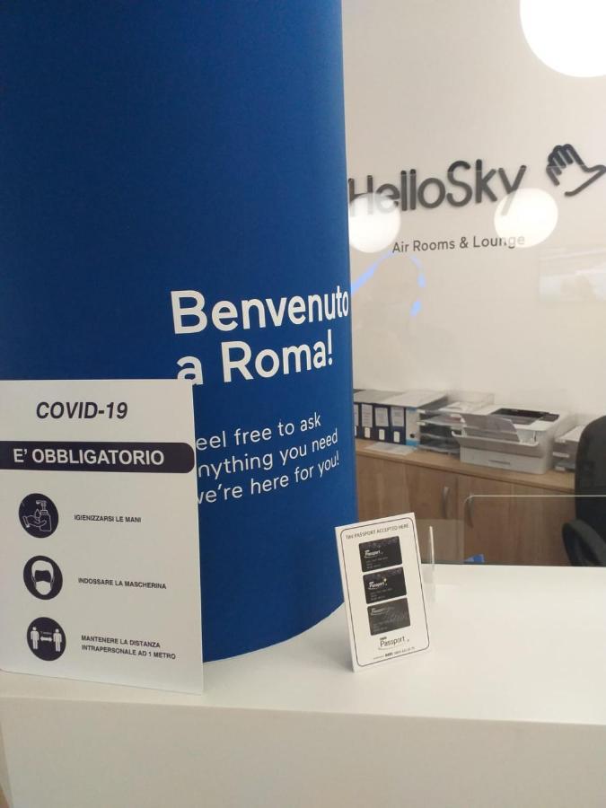 Air Rooms Rome Airport By Hellosky Fiumicino Esterno foto